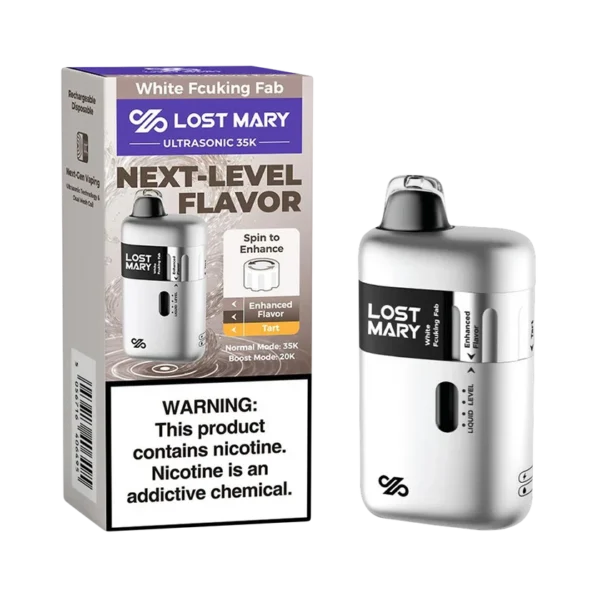 White Fcuking Fab Lost Mary Ultrasonic 35K
