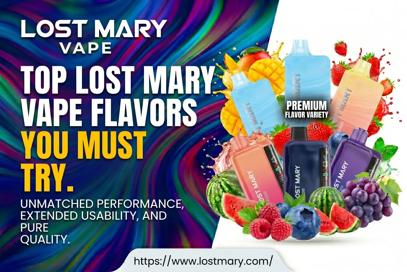 lost mary vape flavors