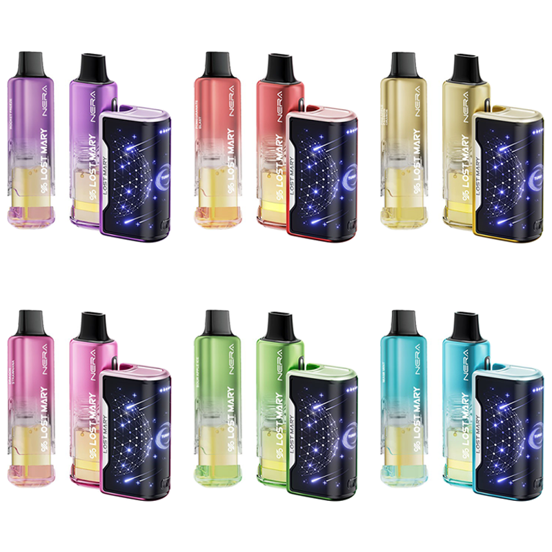 Strawberry Watermelon + Strawberry Ice Lost Mary Nera Fullview 70K Vape Kit 1 Strawberry Watermelon + Strawberry Ice Lost Mary Nera