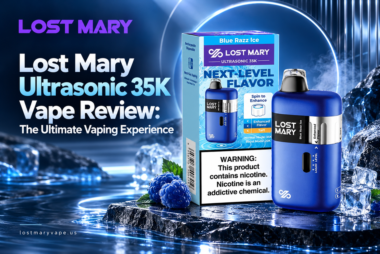 Lost Mary Ultrasonic 35K Vape Review: The Ultimate Vaping Experience